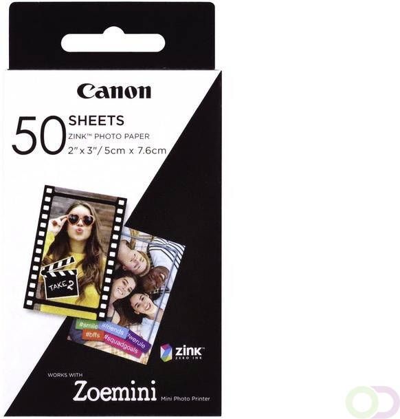Canon 50 vel ZINK 2"x3" (5x7 6cm) fotopapier (3215C002)