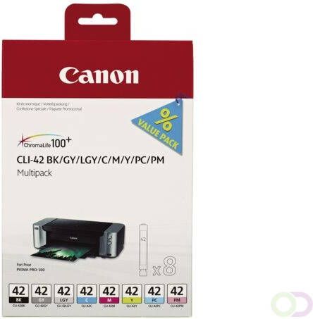 Canon 6384B010 inktcartridge 8 stuk(s) Origineel Normaal rendement Zwart Cyaan Grijs Licht Grijs Magenta Foto cyaan Foto m