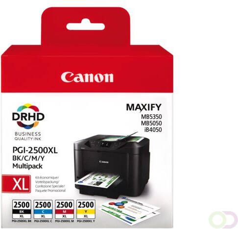 Canon inktcartridge PGI-2500XL 1.760 2.500 pagina&apos;s OEM 9254B004 zwart + 3 kleuren