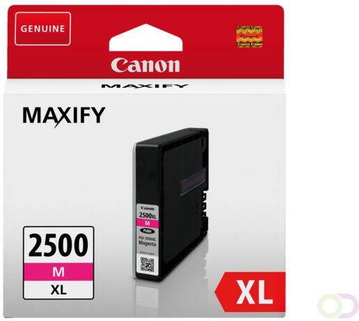 Canon inktcartridge PGI-2500XL 1.760 pagina&apos;s OEM 9266B001 magenta