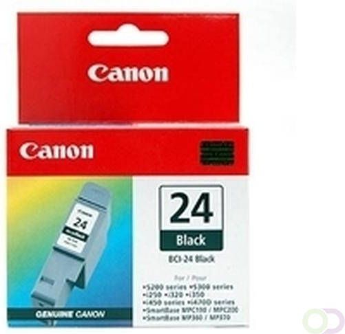 Canon BCI-24Bk Black Ink Cartridge Multipack Origineel Zwart