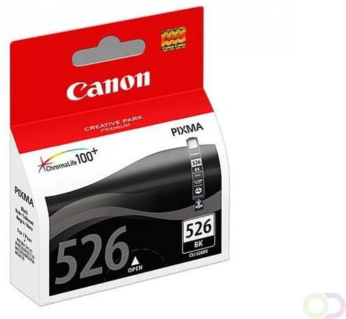 Canon CLI-526 BK w o Sec inktcartridge 1 stuk(s) Origineel Normaal rendement Zwart (4540B007)