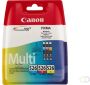 Canon CLI 526 C M Y inktcartridge cyaan magenta en geel standard capacity 3 x 9ml 1 pack blister with security - Thumbnail 2