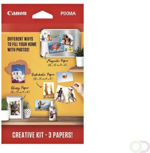 Canon Fotopapier creatieve kit met 3 soorten papier