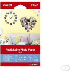 Canon Fotopapier RP 101 verwijderbare fotostickers 10x15cm 5vel