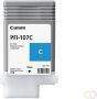 Canon PFI 107C inktcartridge cyaan standard capacity 130ml 1 pack - Thumbnail 2