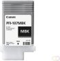 Canon PFI 107MBK inktcartridge matzwart standard capacity 130ml 1 pack - Thumbnail 2