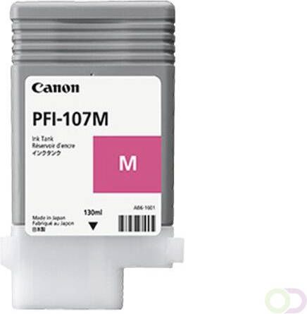 Canon PFI 107M inktcartridge magenta standard capacity 130ml 1 pack