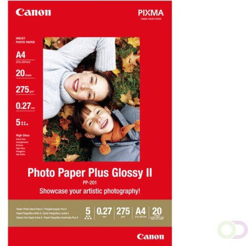 Canon fotopapier PP-201 Plus ft A4 260 g pak van 20 vel