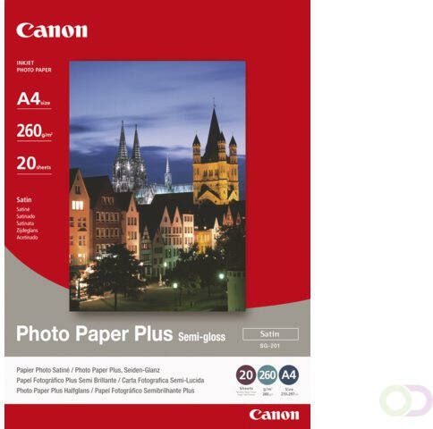 Canon Inkjetpapier SG-201 A4 260gr semi glossy 20vel