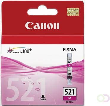Canon inktcartridge CLI-521M 445 pagina's OEM 2935B001 magenta
