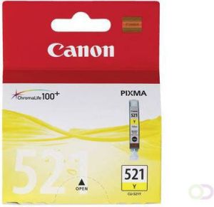 Canon inktcartridge CLI-521Y 447 pagina&apos;s OEM 2936B001 geel