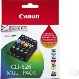 Canon inktcartridge CLI-526 4 x 9 ml OEM 4540B017 4 kleuren