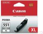 Canon inktcartridge CLI-551GY-XL 3.350 pagina&apos;s OEM 6447B001 grijs - Thumbnail 2