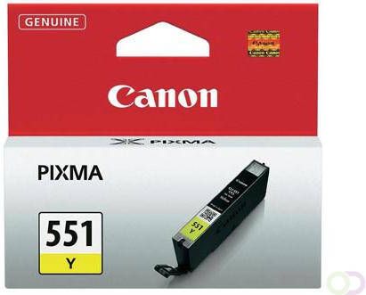 Canon inktcartridge CLI-551Y 344 pagina&apos;s OEM 6511B001 geel