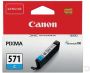 Canon inktcartridge CLI-571C 173 foto&apos;s OEM 0386C00 cyaan - Thumbnail 2
