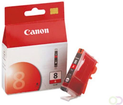 Canon inktcartridge CLI 8R 5790 pagina&apos s OEM 0626B001 rood