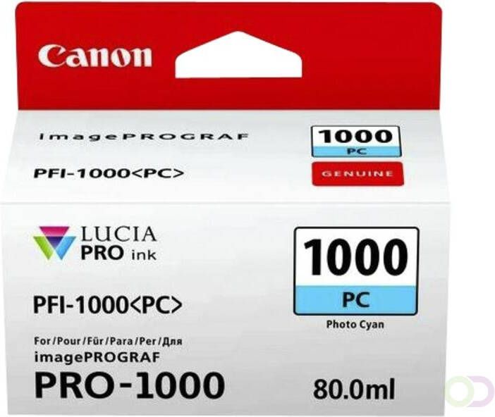 Canon Inktcartridge PFI-1000 foto blauw