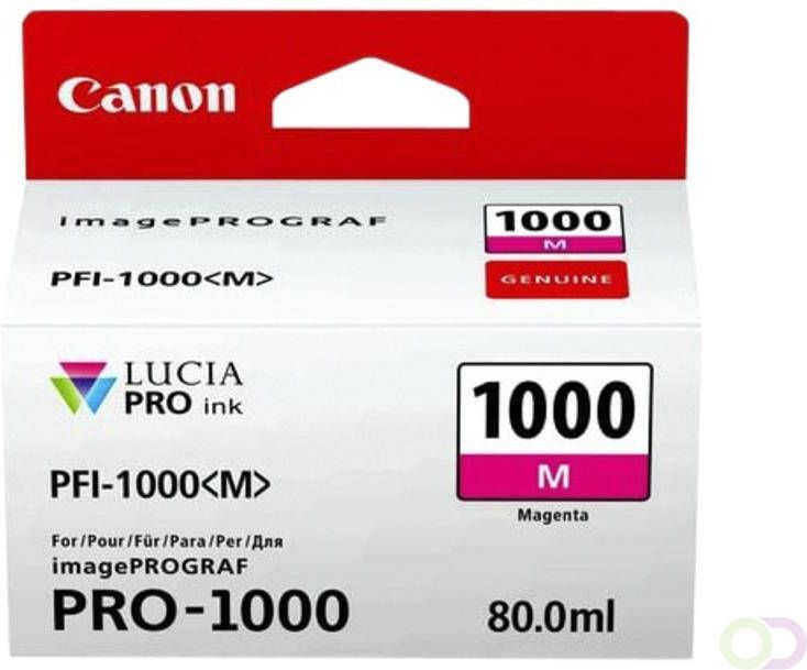 Canon Inktcartridge PFI-1000 rood