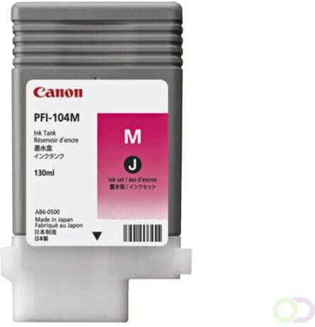 Canon Inktcartridge PFI-104 foto rood