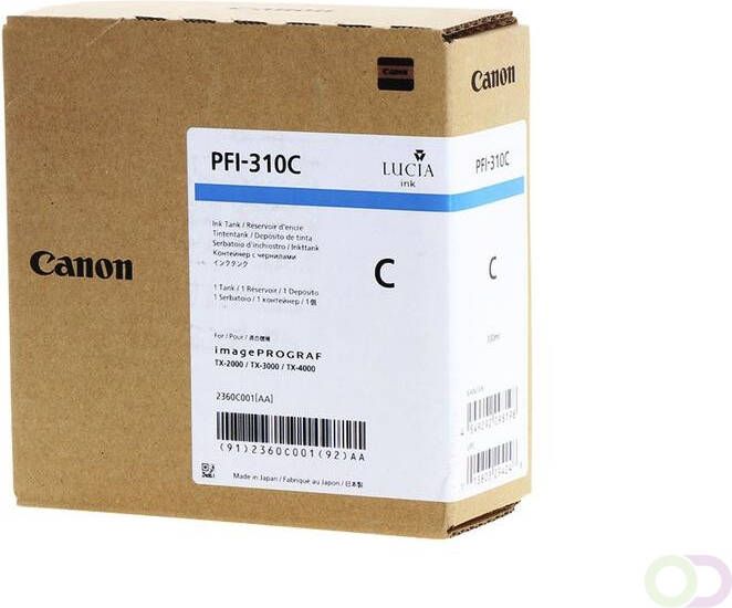 Canon Inktcartridge PFI-310 blauw