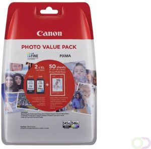 Canon Inktcartridge PG-545XL + CL-546XL zwart + kleur
