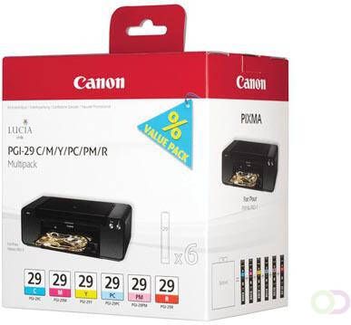 Canon inktcartridge PGI-29 724 pagina's OEM 4873B005 6 kleuren