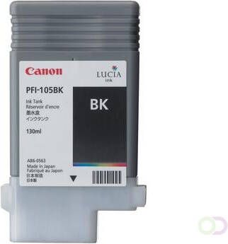 Canon PFI-106BK inktcartridge zwart standard capacity 130 ml 1-pack