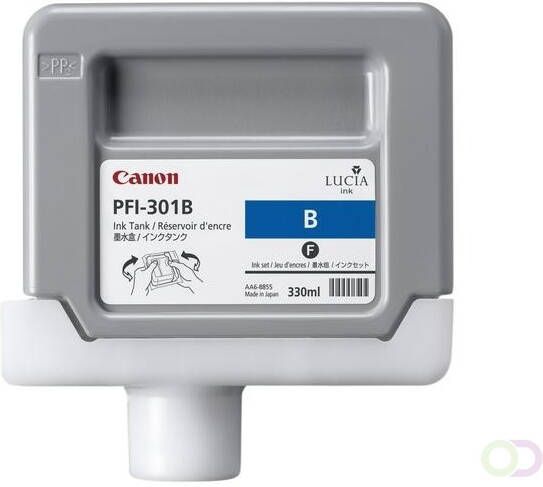 Canon PFI-301B inktcartridge pigment blauw standard capacity 330ml 1-pack