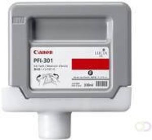 Canon PFI-301R inktcartridge pigment rood standard capacity 330ml 1-pack