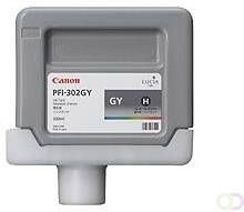 Canon PFI-302GY inktcartridge grijs standard capacity 330ml 1-pack