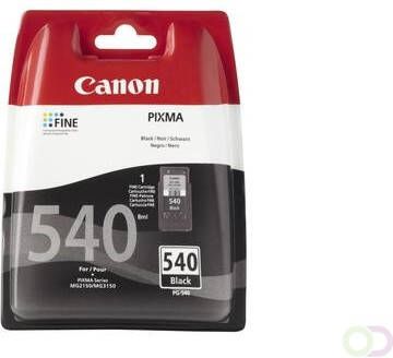 Canon PG-540 w sec inktcartridge 1 stuk(s) Origineel Normaal rendement Zwart (5225B004)