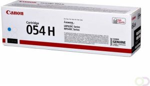 Canon toner 054H 2.300 pagina&apos s OEM 3027C002 cyaan