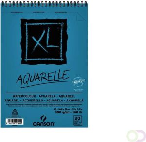 Canson Aquarelblok XL Aquarelle A5 20V 300gr spiraal