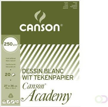 Canson Tekenblok academy ft 27 x 36 cm