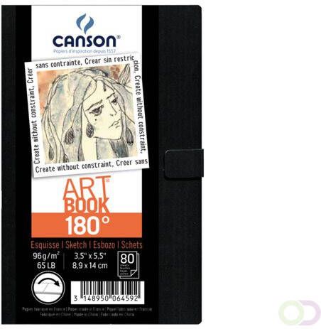 Canson Tekenboek Art 84x140mm 180graden 96gram 80vel