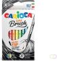 Carioca penseelstift Super Brush doos van 10 stuks in geassorteerde kleuren - Thumbnail 2