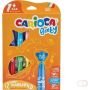 Carioca viltstift Baby Teddy doos van 12 stuks in geassorteerde kleuren - Thumbnail 1