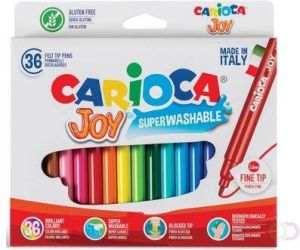 Carioca viltstift Superwashable Joy 36 stiften in een kartonnen etui
