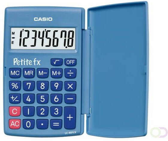 Casio Rekenmachine basisschool blauw