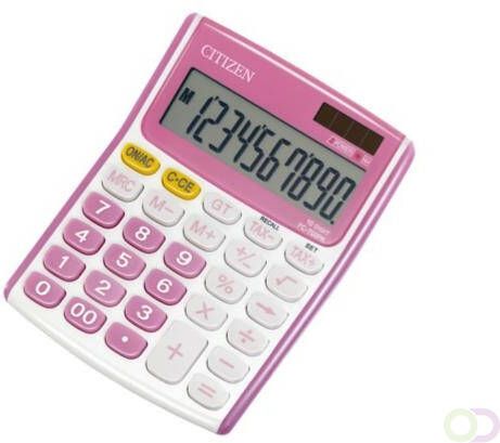 Citizen Semi-bureau rekenmachine roze