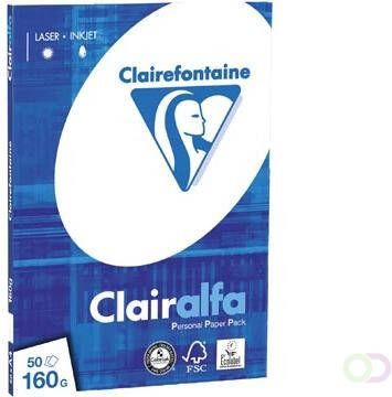 Clairefontaine Clairalfa presentatiepapier A4 160 g pak van 50 vel