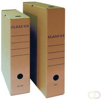 Classex Class&apos;ex archiefdoos voor ft A4 binnenft: 34 5 x 25 1 cm