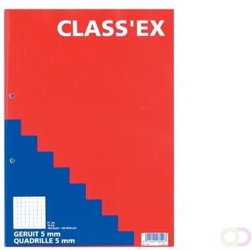 Classex Class'ex cursusblok geruit 5 mm blok van 100 vel