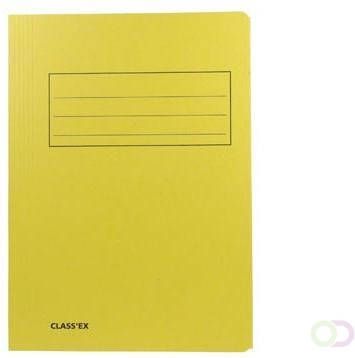 Classex Class'ex dossiermap 3 kleppen ft 23 7 x 34 7 cm (voor ft folio) geel