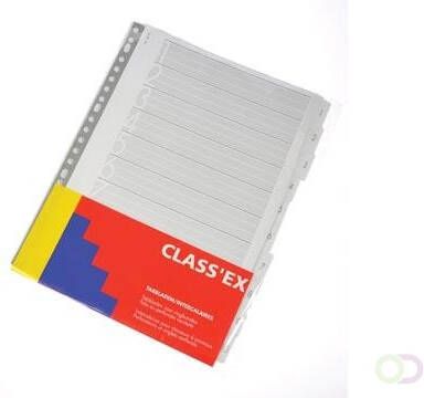 Classex Class'ex tabbladen set 1-10 23-gaatsperforatie karton