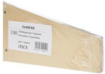 Classex Class'ex trapezium verdeelstroken beige pak van 100