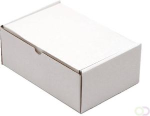 Cleverpack Postpakket golfkarton 220x160x90mm wit 5stuks