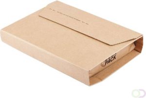 Cleverpack Wikkelverpakking ringb +zelfkl strip bruin 25stuk