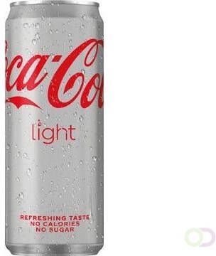 Coca Cola Company Coca Cola light frisdrank sleek blik van 33 cl pak van 30 stuks